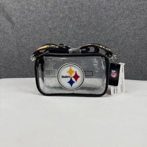 FOCO Pittsburgh Steelers Clear Crossbody Bag NFL Stadium Approved Steel City NEW